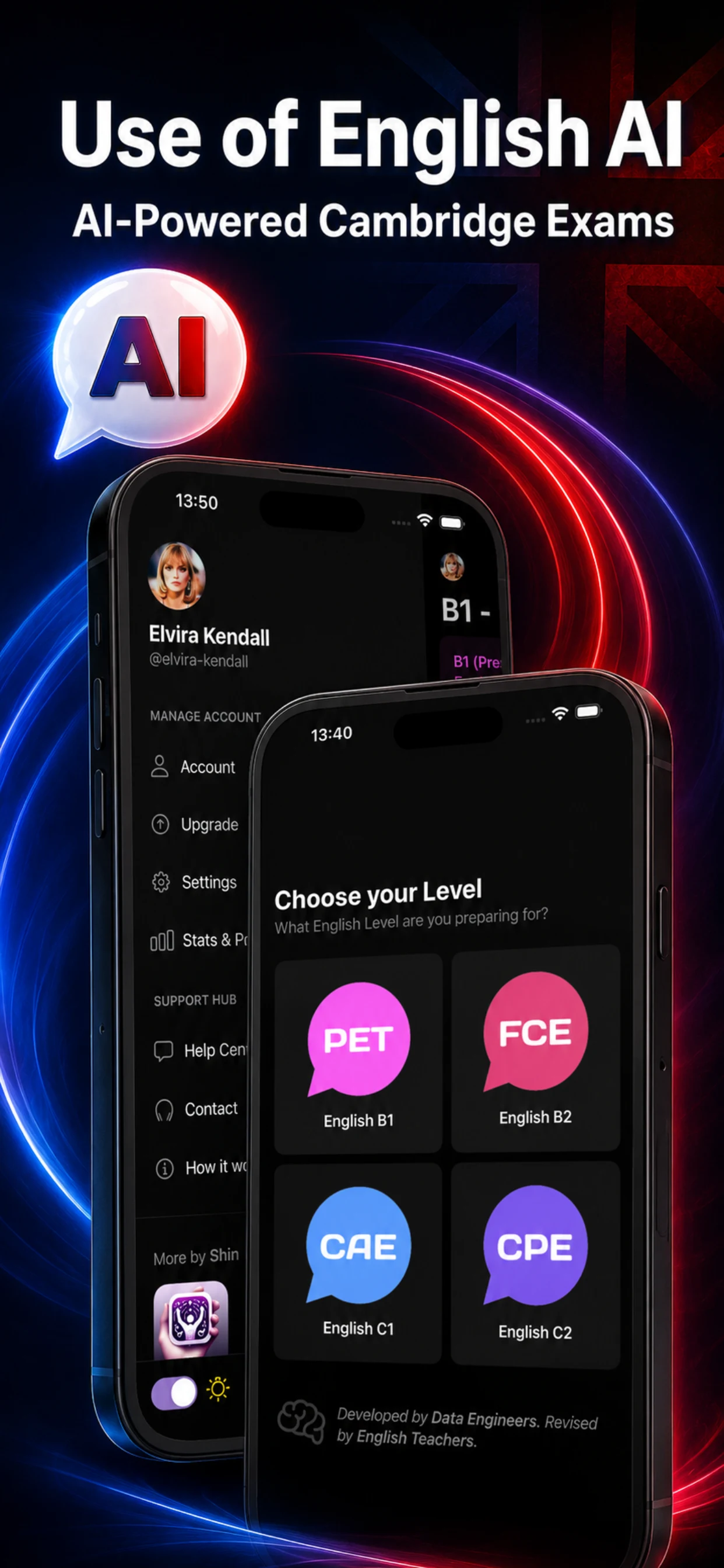 Use of English AI screenshot