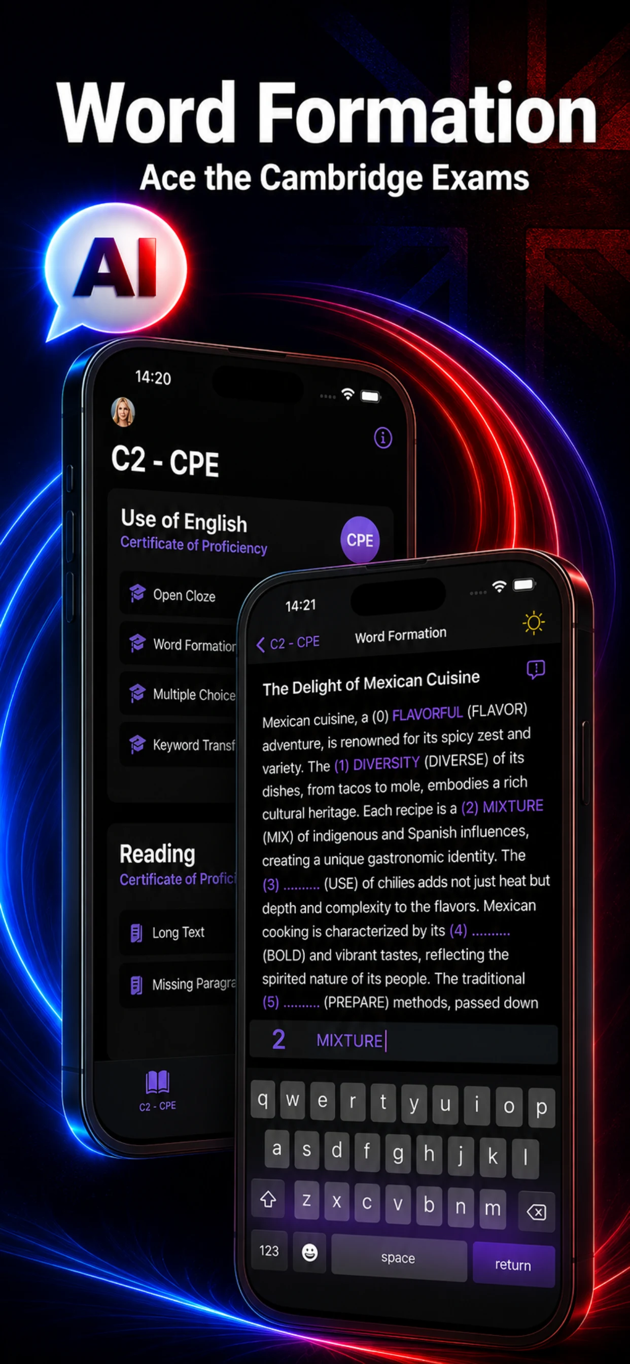 Use of English AI screenshot